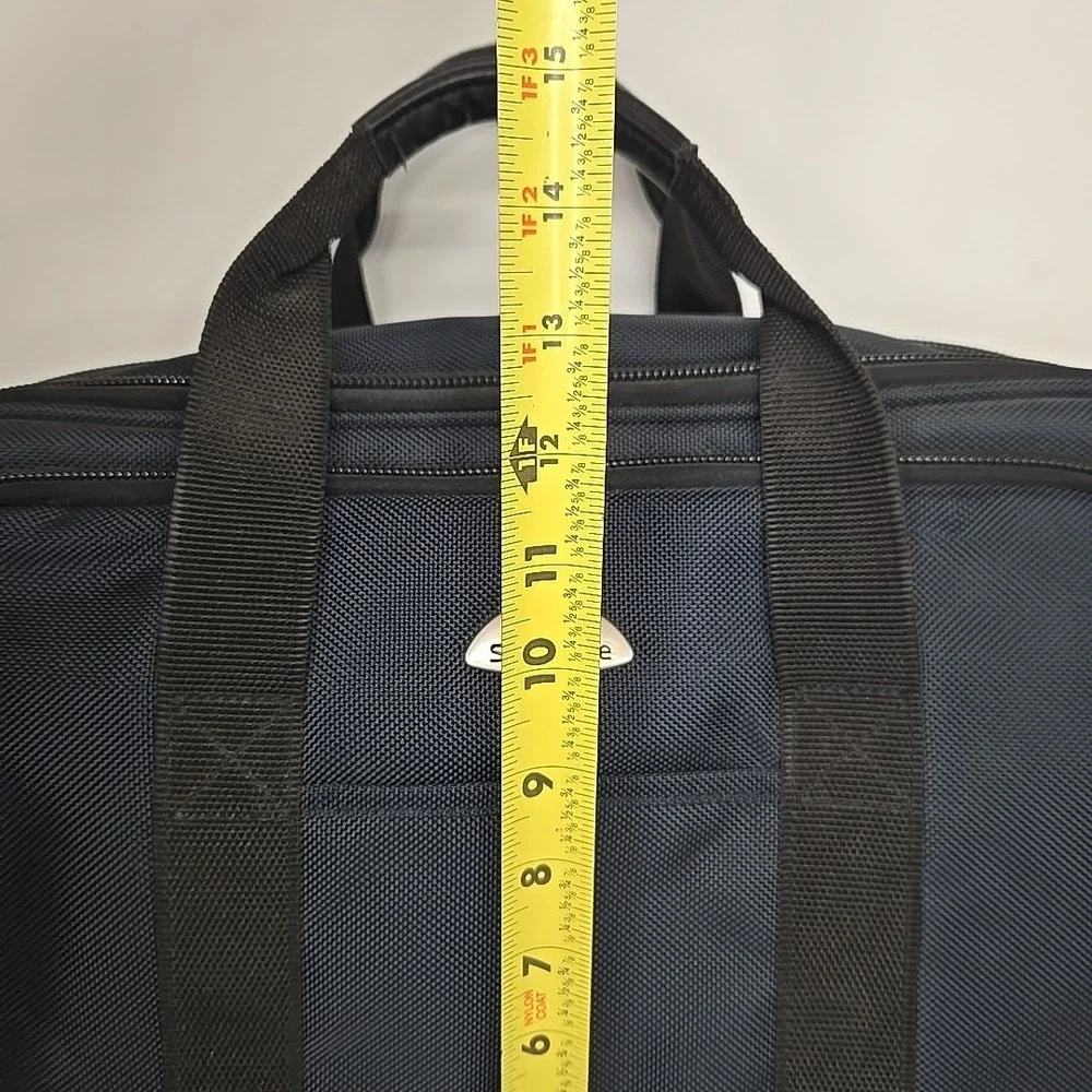 Samsonite Carry On Laptop Expandable Briefcase Luggage Navy‎ Blue